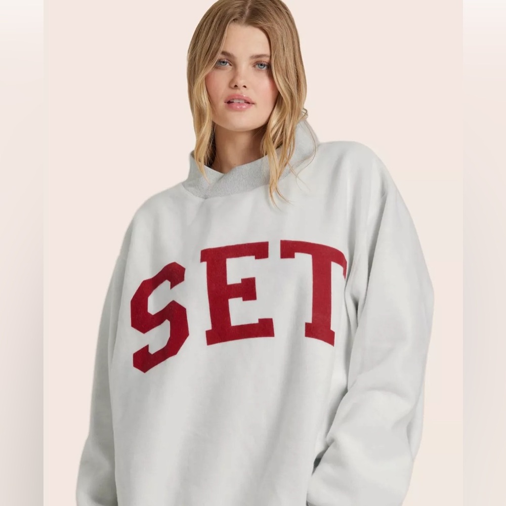 Set x Parke Reversible Varsity Mockneck XXL